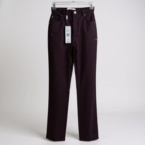 Thakoon High Rise Chocolate Brown Corduroy Pants Size 2  New with Tags